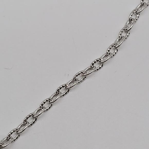 Diamonds International Diamond Heart Pendant 18" Necklace Silver Gold Finish - Picture 8 of 9